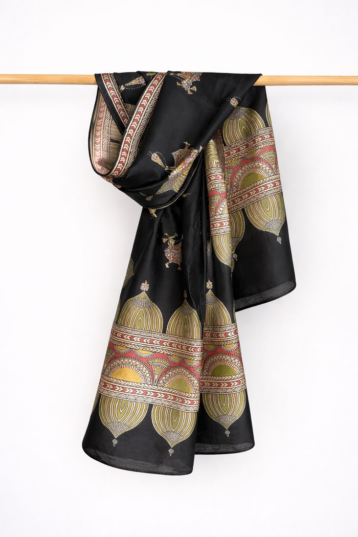Mata ni Pachedi Chanderi Stole