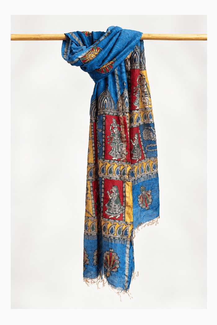 Mata ni Pachhedi Chanderi Silk Dupatta