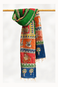 Mata ni Pachhedi Chanderi Silk Dupatta