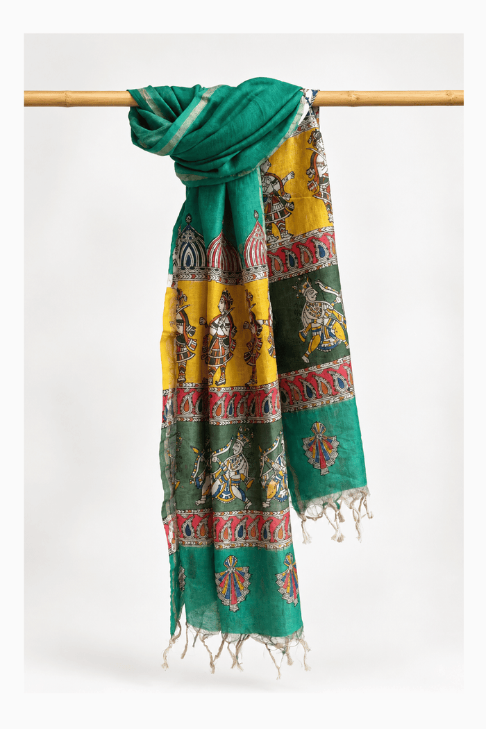 Mata ni Pachhedi Chanderi Silk Dupatta