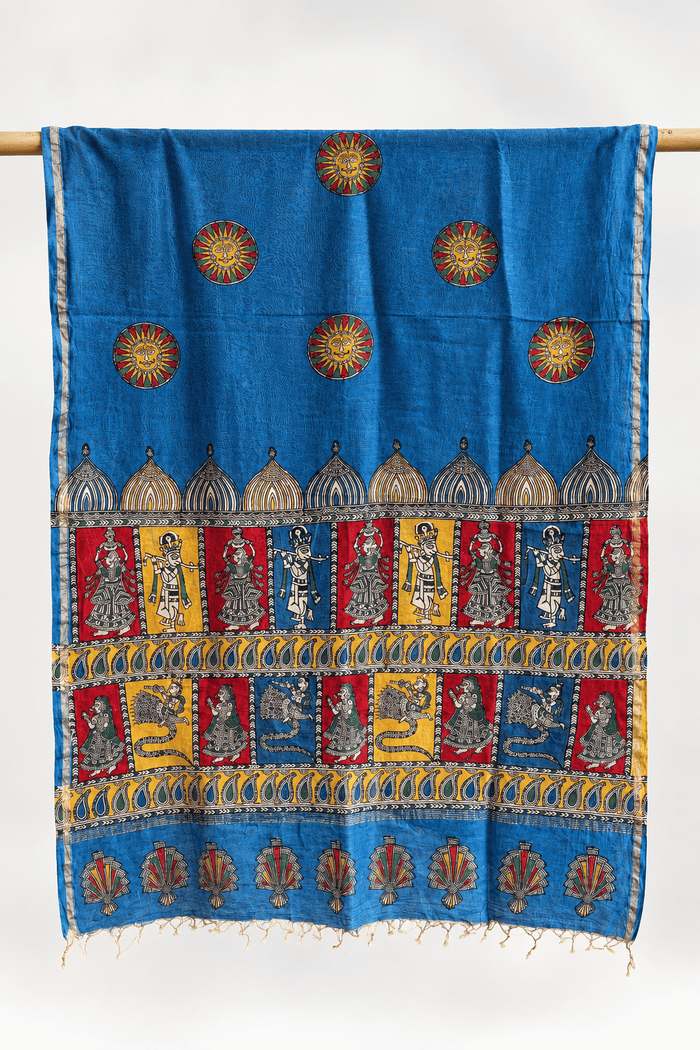 Mata ni Pachhedi Chanderi Silk Dupatta