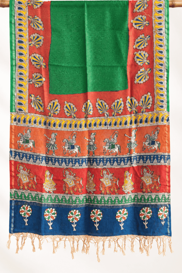 Mata ni Pachhedi Chanderi Silk Dupatta