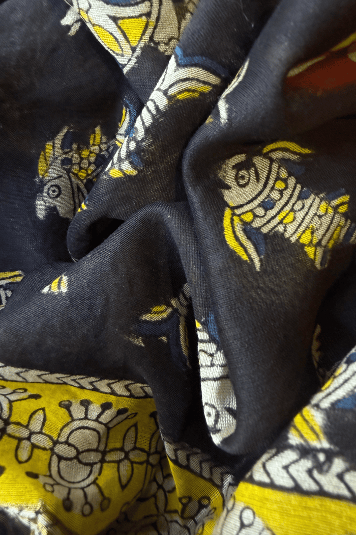 Mata ni Pachhedi Chanderi Silk Dupatta
