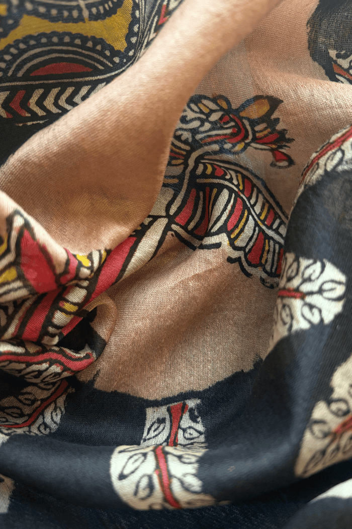 Mata ni Pachhedi Chanderi Silk Dupatta
