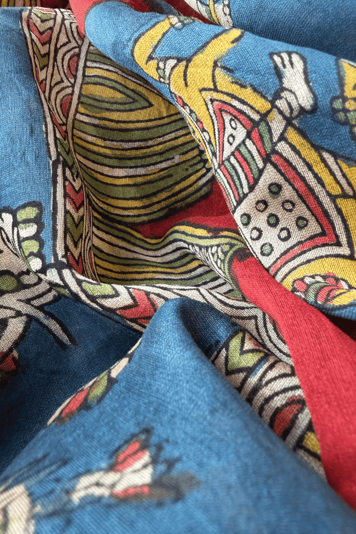 Mata ni Pachhedi Chanderi Silk Dupatta