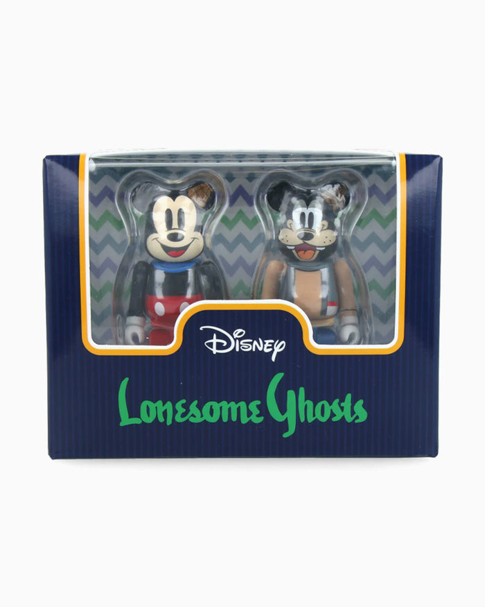 Art Toys Medicom Toy Be@rbrick Mickey Mouse & Goofy 100% - BBRCKMMG2PCS