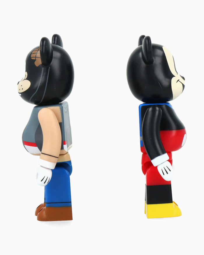 Art Toys Medicom Toy Be@rbrick Mickey Mouse & Goofy 100% - BBRCKMMG2PCS