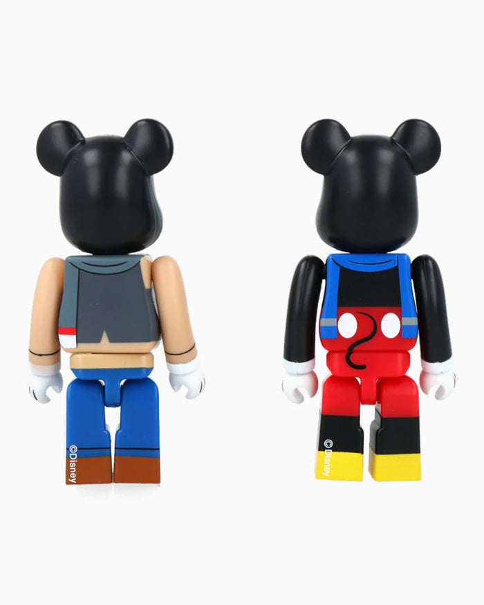 Art Toys Medicom Toy Be@rbrick Mickey Mouse & Goofy 100% - BBRCKMMG2PCS