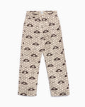 Pants Arte Antwerp Hand Heart Men's Printed Pants Men's Pants - SS25-070P-Cream/Brown