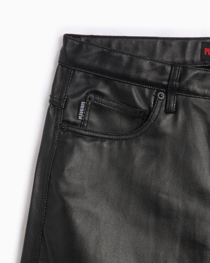 Pants Pleasures Latex Formula Men's Baggy Pants Relaxed Men's Baggy Pants - P24F039-BLACK