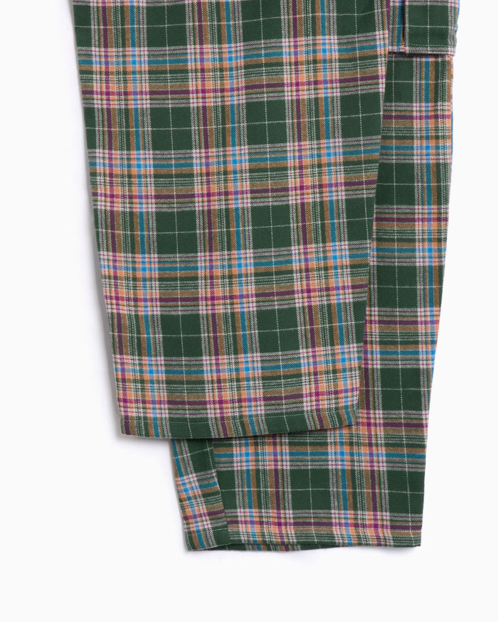 Pants Sky High Farm Workwear Flannel Unisex Cargo Pants Relaxed Unisex Cargo Pants - SHF07P011-1
