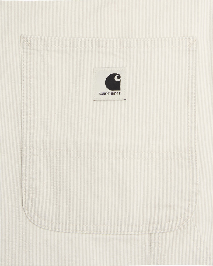 Shorts Carhartt WIP Mercer Single Knee Striped Relaxed Women's Carpenter Pants - I036532-3OK35