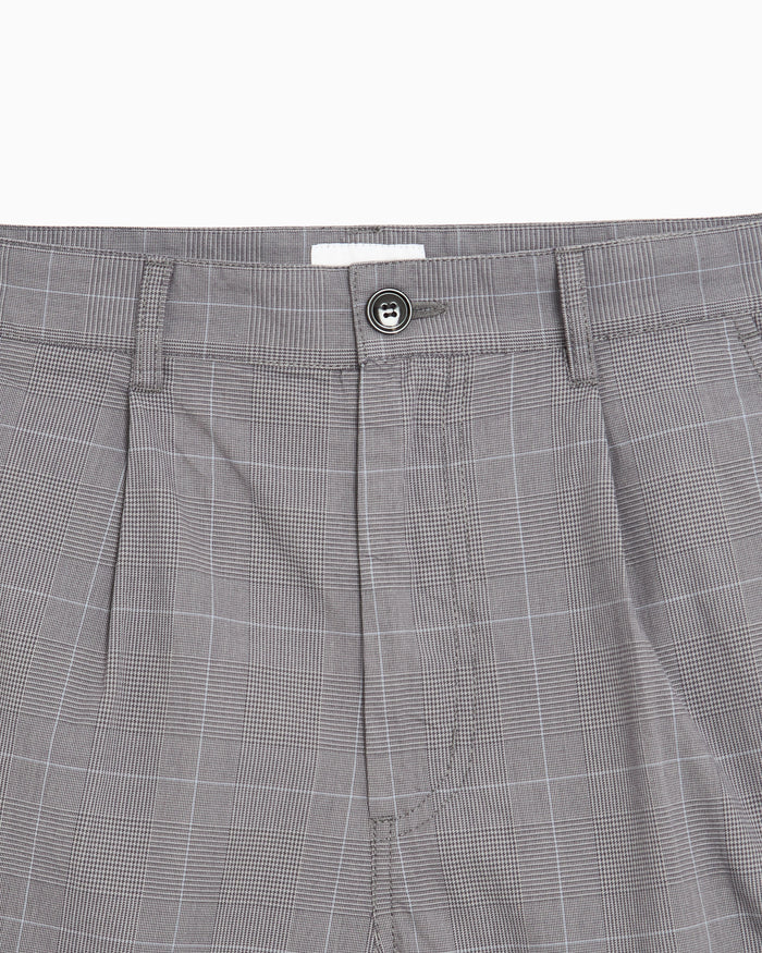 Shorts OBEY Clothing Olivia Checkered Relaxed Women's Chino Pants - 272100060-GRY