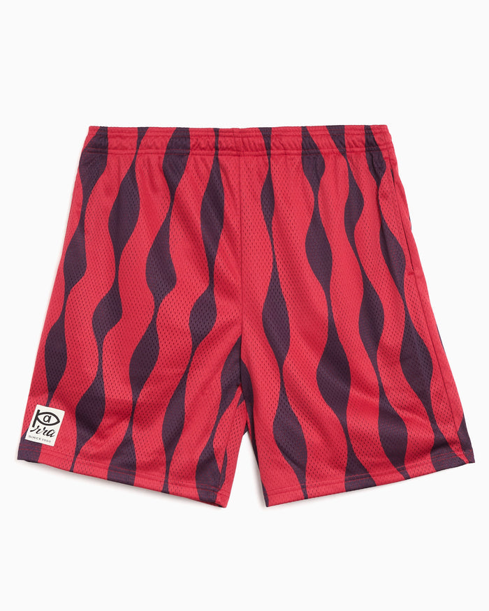 Shorts by Parra Waved Men's Shorts - 55431-RED