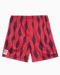 Shorts by Parra Waved Men's Shorts - 55431-RED