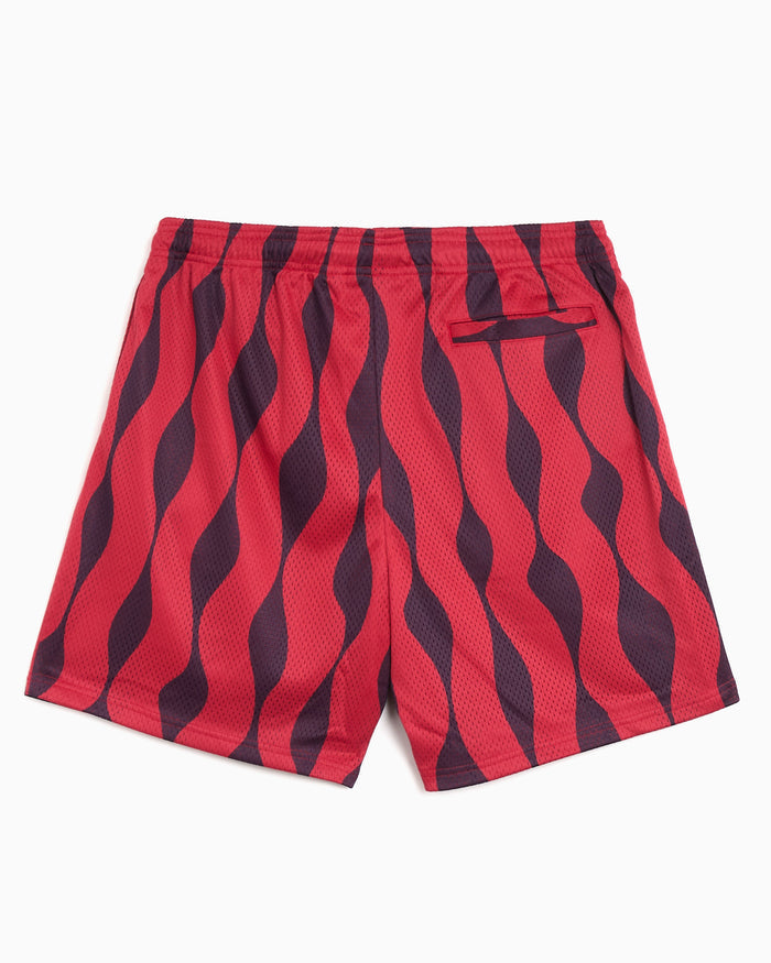 Shorts by Parra Waved Men's Shorts - 55431-RED