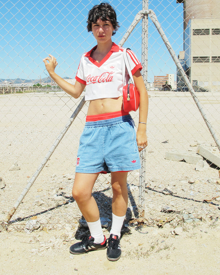 Shorts adidas Originals x Coca-Cola Denim Women's Shorts - KY7564