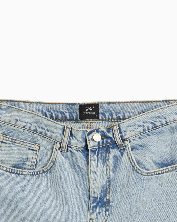 Shorts Patta Light Wash Oversize Men's Shorts - POC-SS26-4200-332-0028-100