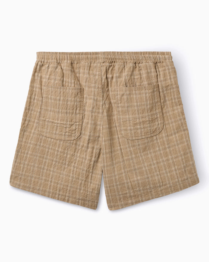 Shorts forét Shift Textured Relaxed Men's Shorts - F1042-KHAKICHECK