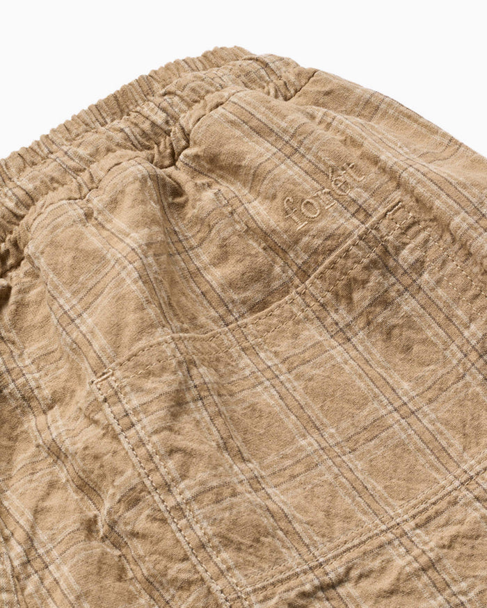 Shorts forét Shift Textured Relaxed Men's Shorts - F1042-KHAKICHECK