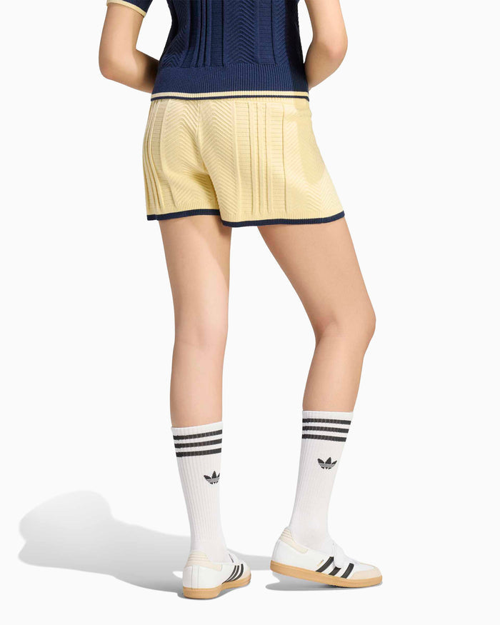 Shorts adidas Originals Cable Knit Slim Women's Shorts - KR7052