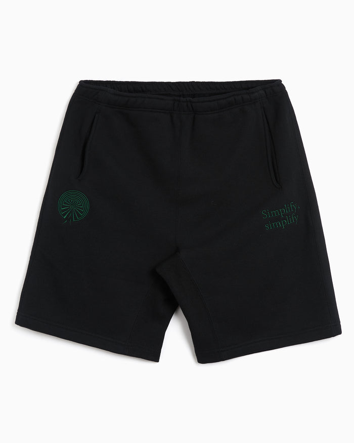 Shorts South2 West8 String Sweat Men's Shorts - SX730-C-Black