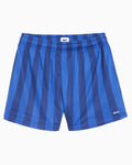 Shorts OBEY Clothing Bounds Mesh Striped Striped Relaxed Women's Sweatpants - 272120112-BLU