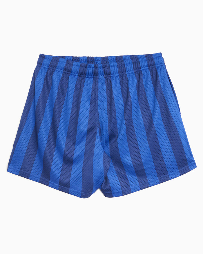 Shorts OBEY Clothing Bounds Mesh Striped Striped Relaxed Women's Sweatpants - 272120112-BLU