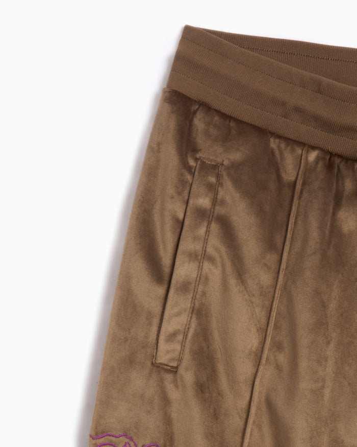 Pants Pleasures Unquote Velour Men's Track Pants Men's Track Pants - P24W028-OLIVE