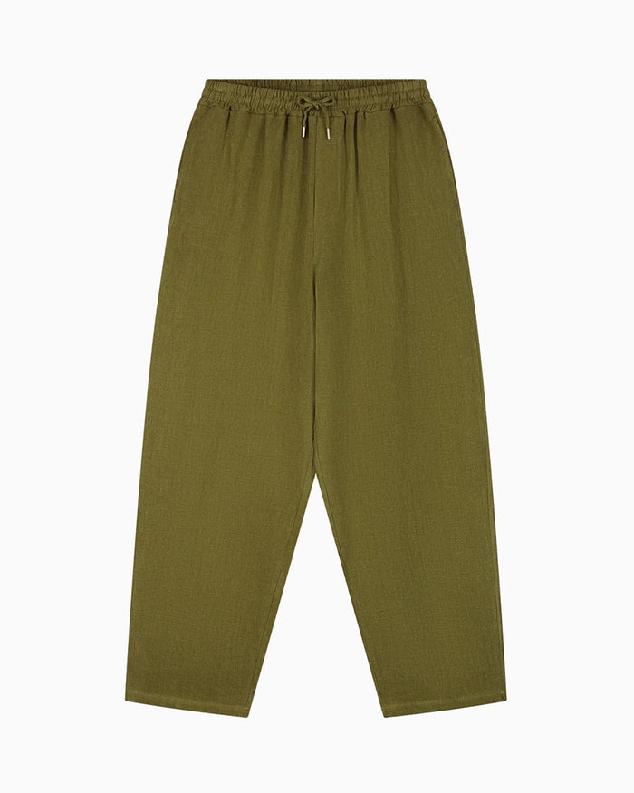 Pants Arte Antwerp Linen Relaxed Men's Sweatpants - SS26-013P-Green