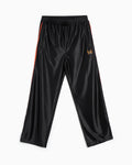 Pants Needles Tricot Sateen Relaxed Men's Sweatpants - SX218-B-Black