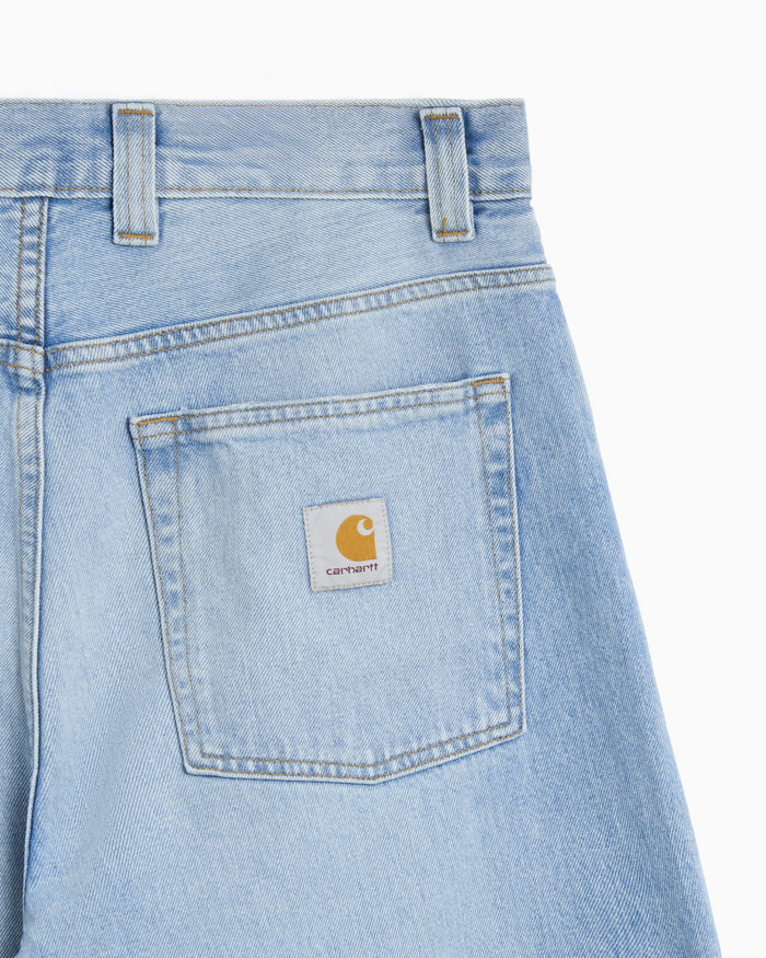 Jeans Carhartt WIP Brandon Relaxed Unisex Baggy Jeans - I035893-01WU