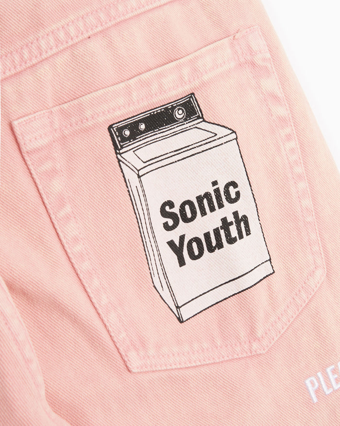Jeans Pleasures x Sonic Youth Washing Machine Men's Denim Pants Men's Jeans - P23SY007-PINK