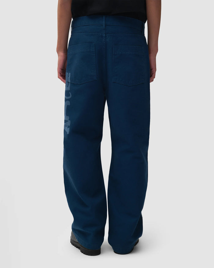 Jeans Arte Antwerp Stencil Uniform Logo Relaxed Men's Jeans - AW26-181P-Navy