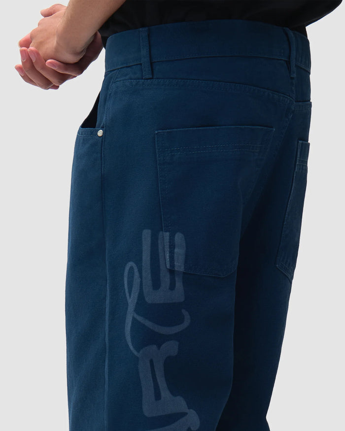 Jeans Arte Antwerp Stencil Uniform Logo Relaxed Men's Jeans - AW26-181P-Navy