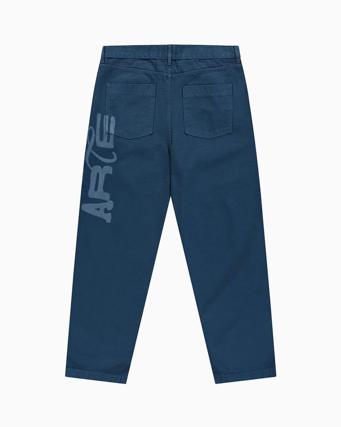 Jeans Arte Antwerp Stencil Uniform Logo Relaxed Men's Jeans - AW26-181P-Navy