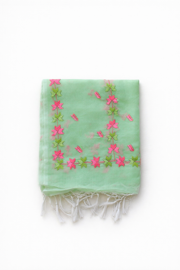 Phulkari Hand Embroidery Dupatta