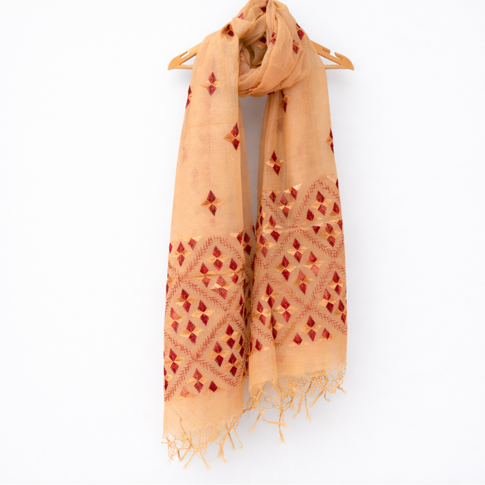 Phulkari Hand Embroidery Dupatta
