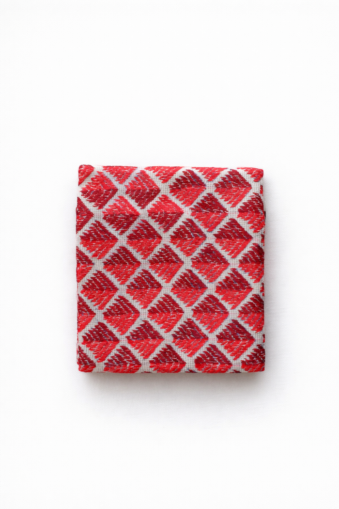 Phulkari Hand Embroidery Saree
