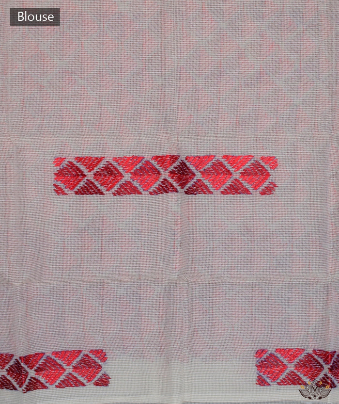Phulkari Hand Embroidery Saree