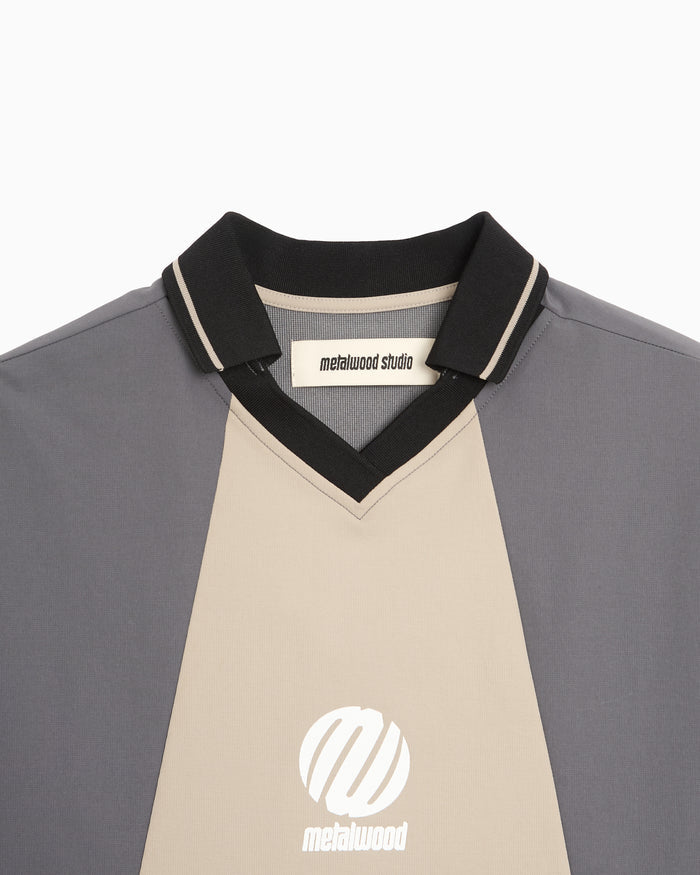 Polo shirts Metalwood Machine Logo Relaxed Men's Polo Shirt - 26SS-04-04_BLK