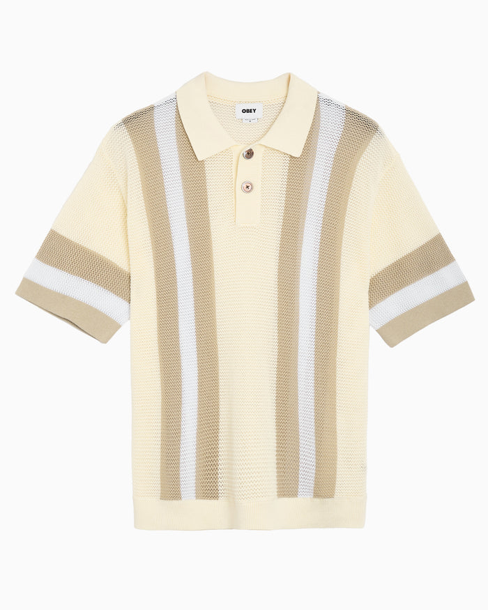 Polo shirts OBEY Clothing Seth Striped Men's Polo Shirt - 151000123-UBL