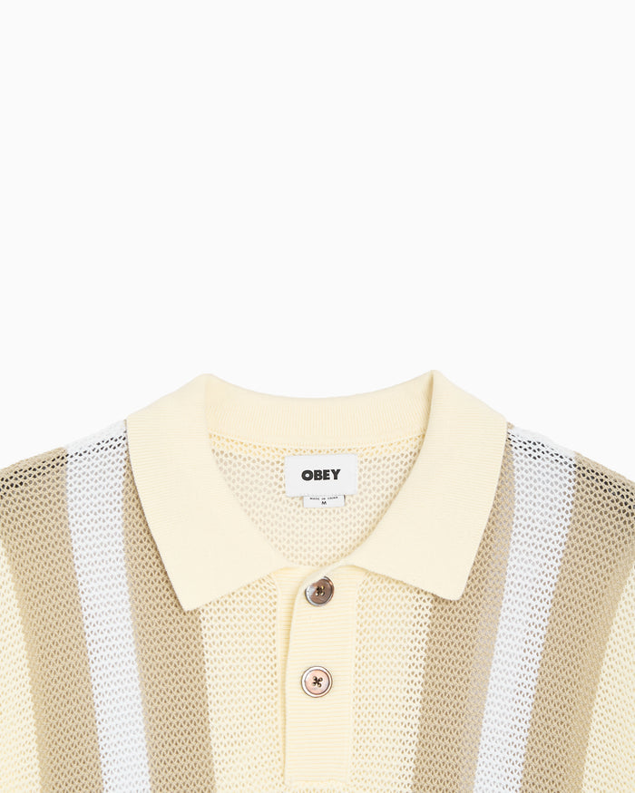Polo shirts OBEY Clothing Seth Striped Men's Polo Shirt - 151000123-UBL
