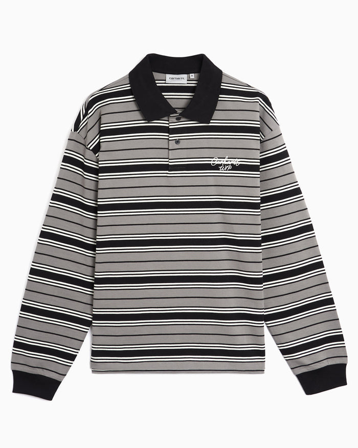 Polo shirts Carhartt WIP Devitt Striped Relaxed Men's Polo Shirt - I037117-3V0XX