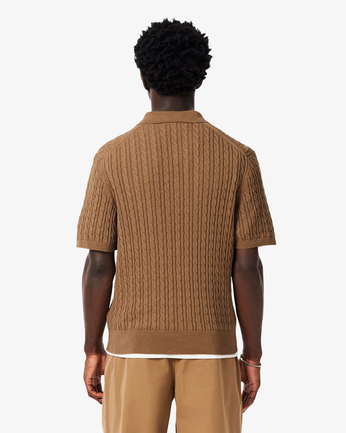Polo shirts Lacoste Cable Knit Logo Men's Polo Shirt - AH0687-00-UQW
