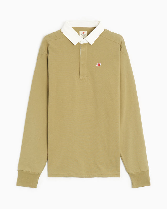Polo shirts New Balance Made In USA Men's Long Sleeve Polo Men's Polo Shirt - MT33545-TCO