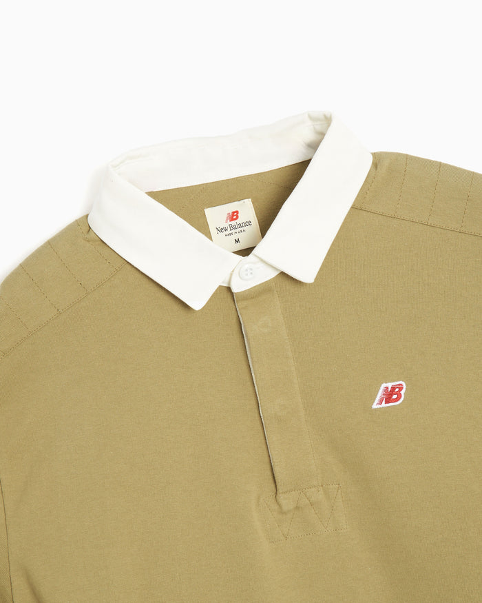 Polo shirts New Balance Made In USA Men's Long Sleeve Polo Men's Polo Shirt - MT33545-TCO