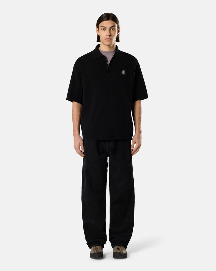 Polo shirts Stone Island Light Raw Half Zipper Oversize Men's Polo Shirt - L1S155100021-V0029