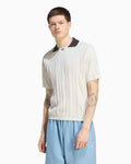 Polo shirts adidas Originals Cable Knit Relaxed Men's Polo Shirt - KR9765