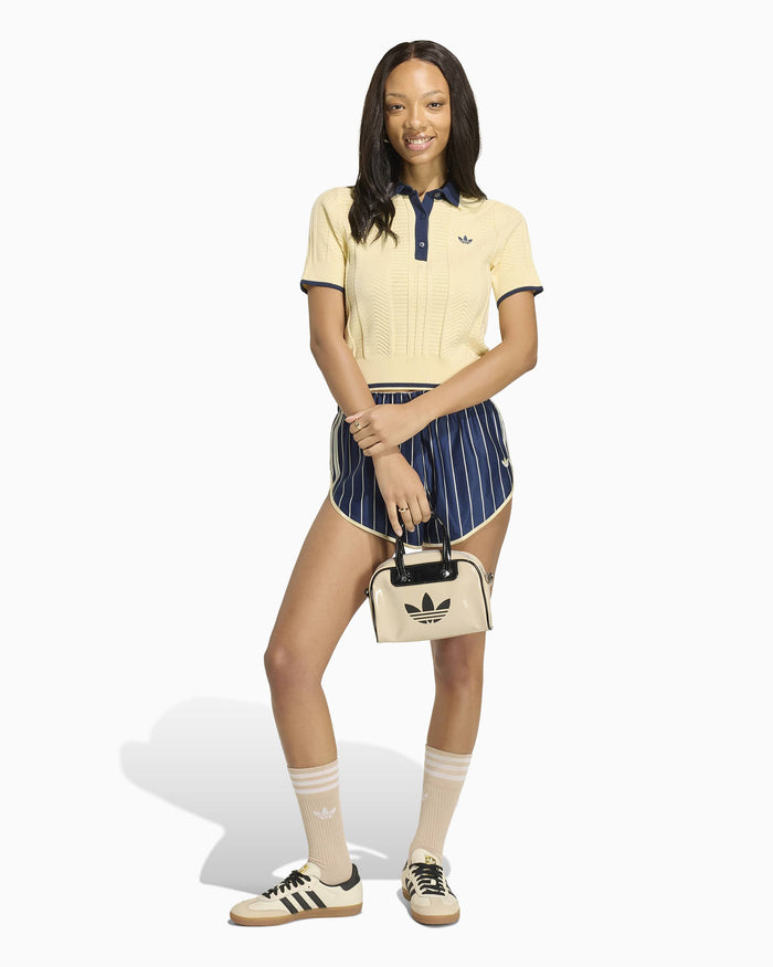Polo shirts adidas Originals Cable Knit Cali Slim Women's Polo Shirt - KT1862